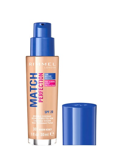 Buy Match Perfection Mosturizing Foundation 30 ml 301 Warm Honey in UAE