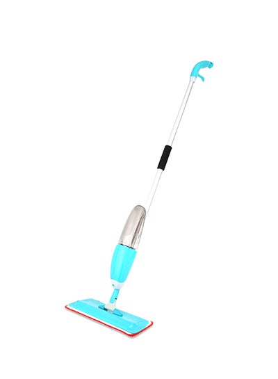 Buy Spray Mop With Microfiber Cleaning Cloth Blue 125x40x15centimeter in Saudi Arabia