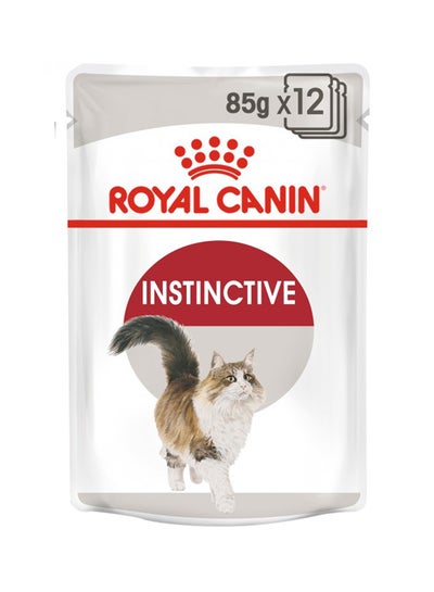 Buy Feline Health Nutrition Instinctive Adult Catsgravy Wet Food Pouches 85g Pack Of 12 in UAE