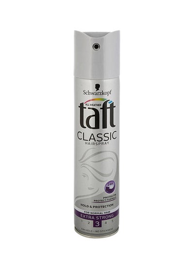 Buy Taft Extra Strong Classic Hairspray 250ml in UAE