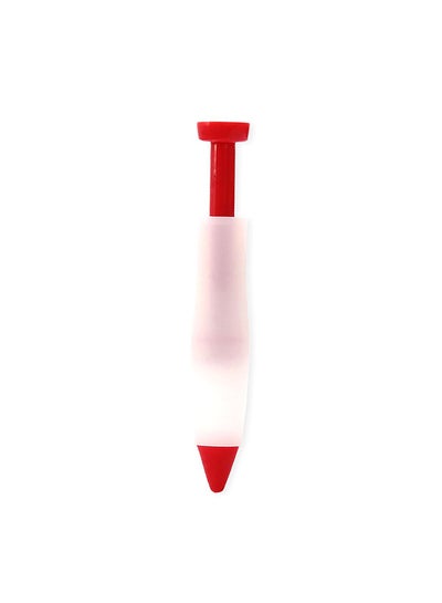 Buy Plate Pen Icing Decorating Syringe Red/White in Saudi Arabia