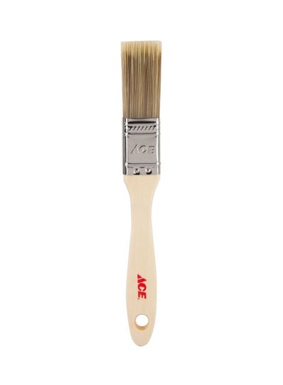 Buy Paint Brush Beige/Brown/Silver 2.54cm in Saudi Arabia