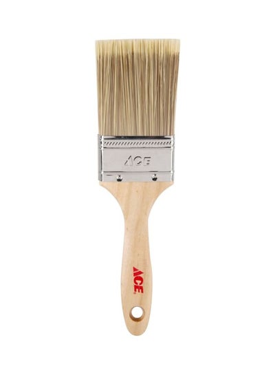 Buy Paint Brush Beige/Silver 6.35cm in Saudi Arabia