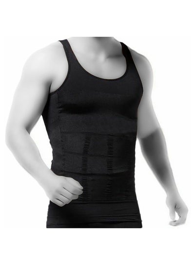 Buy Sleeveless Slimming Shapewear Undershirt Black in Saudi Arabia