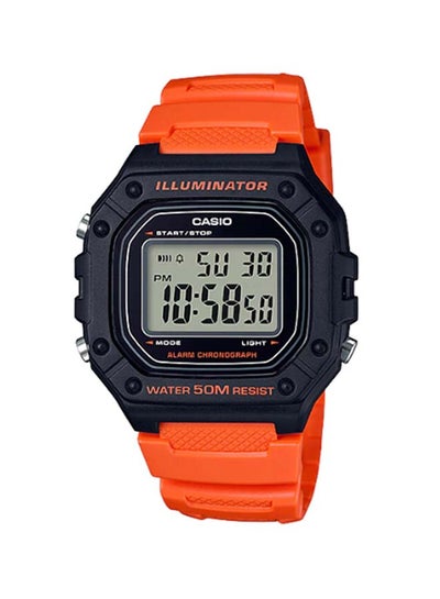 Buy Men's Resin Digital Wrist Watch W-218H-4B2VDF - 44 mm - Orange in UAE