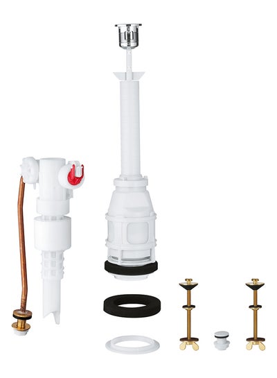 10-Piece Servo Set Bottom Flushing Mechanism White/Black/Chrome price ...
