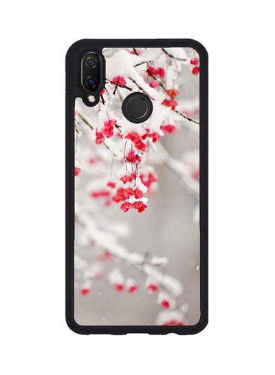 Buy Protective Case Cover For Huawei Nova 3i White/Grey/Red in Saudi Arabia