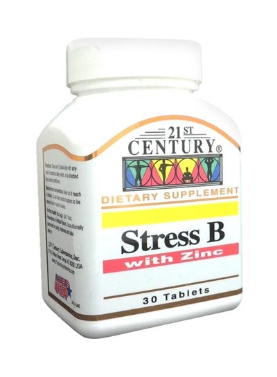 Buy Stress B With Zinc Dietary Supplement - 30 Tablets in UAE