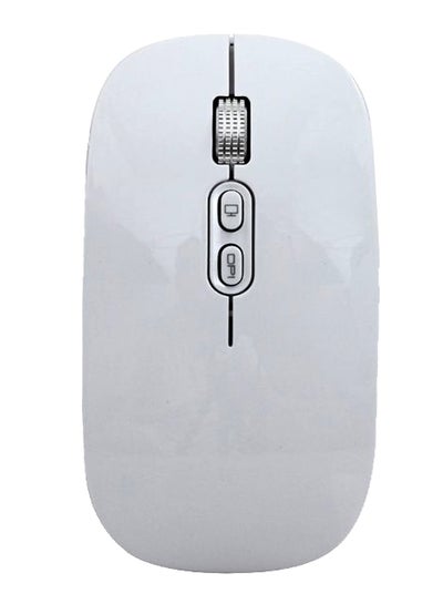 Buy Ergonomic Design 2.4GHz Wireless Mouse White in Saudi Arabia