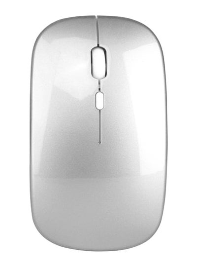 Buy Ergonomic Design 2.4GHz Wireless Mouse Silver in Saudi Arabia