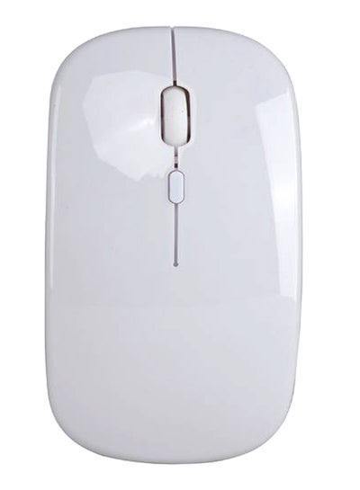 Buy Ergonomic Design 2.4GHz Wireless Mouse White in Saudi Arabia