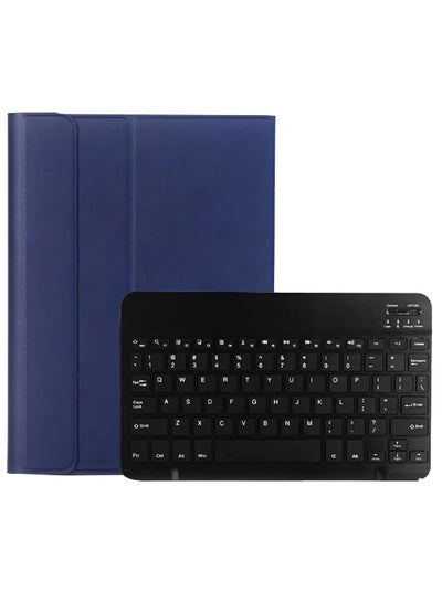 Buy Protective Detachable Keyboard Case For Apple iPad Blue/Black in Saudi Arabia