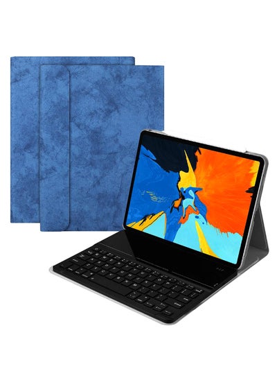 Buy Protective Detachable Keyboard Case For Apple iPad Blue in Saudi Arabia