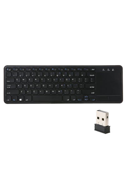 اشتري Wireless Touchpad Keyboard - English أسود في السعودية