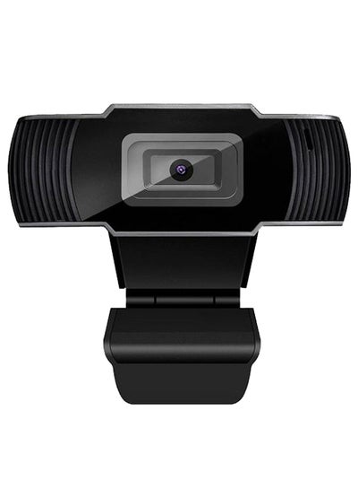 Buy 1080P Wide-Angle HD Webcam 30fps Auto Focus Web Cam Noise-reduction MIC Laptop Camera USB Plug & Play Black in Egypt