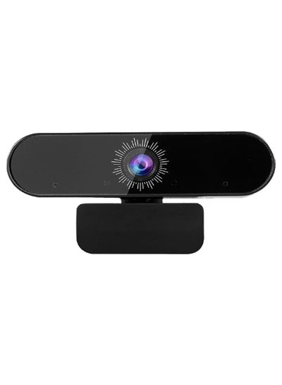 Buy 1080P 2MP High-Definition Wide-angle Webcam Video Conference 30fps Web Cam USB Plug & Play Noise-reduction Microphone HD Laptop Computer Camera for Laptop Desktop TV Box Black in Egypt