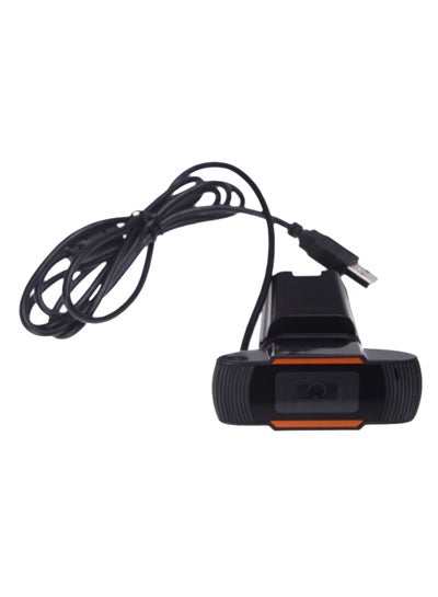 Buy A870 Rotatable Webcam 500W Image USB 2.0 PC Digital Camera Video Recording With  Microphone 1.5M Wire Length Black in UAE