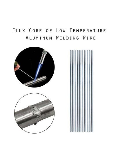 اشتري 50-Piece Low Temperature Solder Rod Welding Wire Set Silver في السعودية