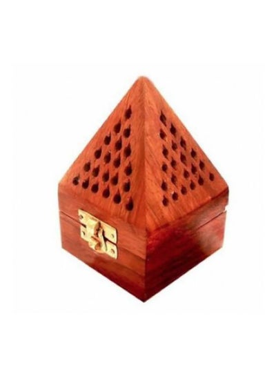 Buy Wooden Censer Indian Incense Burner Brown in Egypt