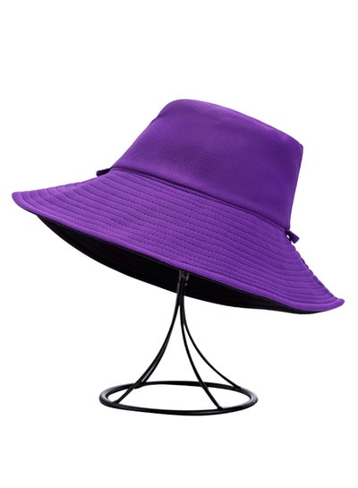 Single Colored Bucket Hat Purple price 