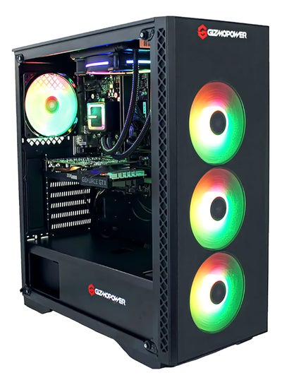 Buy Gaming Tower PC With Core i7 Processor/16GB RAM/1TB HDD+256GB SSD Hybrid Drive/4GB NVIDIA GeForce GTX 1650 Graphics Card With Keyboard And Mouse Black in UAE