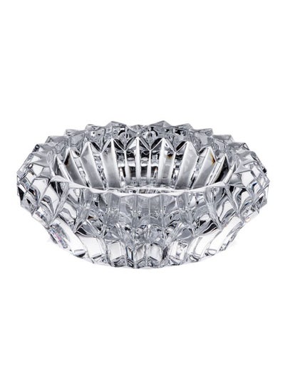 Buy Crown Jewel Decorative Ashtray Holder Clear 15cm in UAE