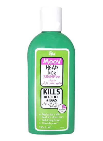 Buy Moov Head Lice Shampoo Green 200ml in Saudi Arabia