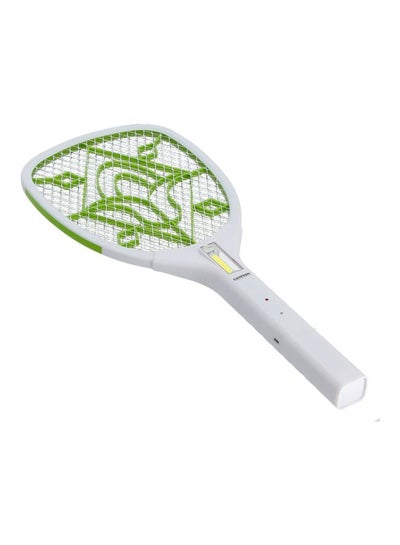 Buy Rechargeable Mosquito Swatter with Hi-Power COB Light - USB Power White/Green in UAE