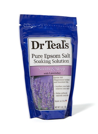 Buy Pure Epsom Salt Soaking Solution 450grams in UAE