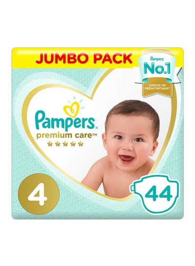 Buy Premium Care Diapers, Size 4, Maxi, 9-14 Kg, Jumbo Pack, 44 Diapers in UAE