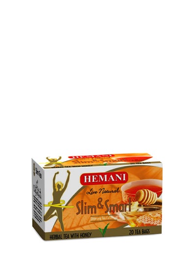 اشتري Slim And Smart Herabl Tea With Honey 20 Bags 40 غم في الامارات