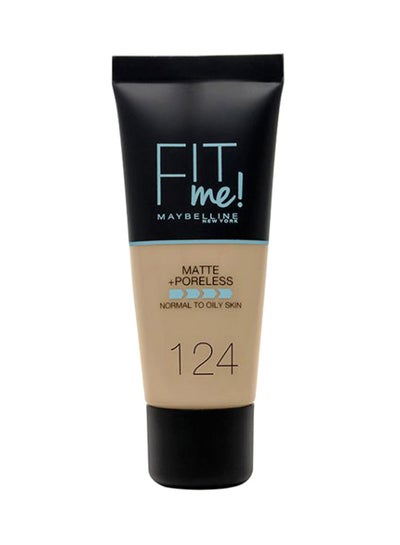 Buy Maybelline New York Fit Me Matte + Poreless 124 SOFT SAND in Egypt