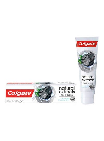 Buy Natural Extracts Pure Clean Toothpaste multicolor 75ml in UAE