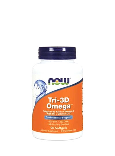 اشتري 90-Softgels Tri-3D Omega Capsules 330/220 في الامارات