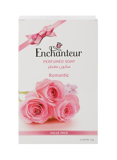 Buy Romantic Perfumed Soap Pack of 3 125grams in UAE