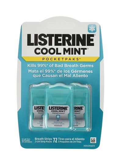 Buy 72-Piece Pocketpaks Cool Mint Breath Strips in UAE