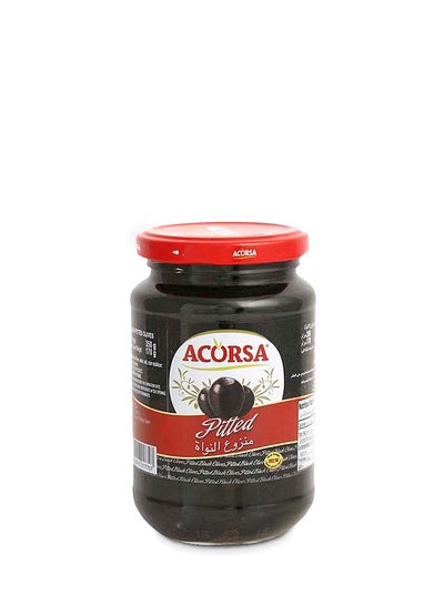 Buy Pitted Black Olives 350g in UAE