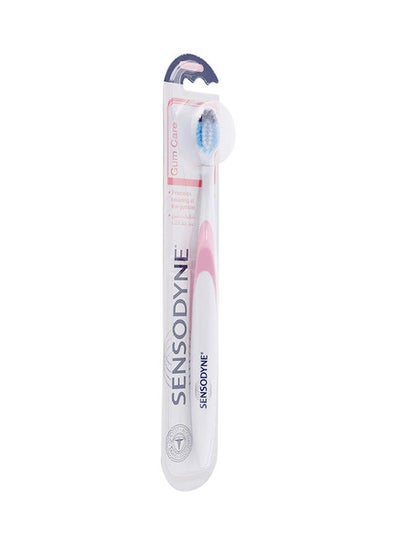 Buy Toothbrush For Sensitive Teeth Gum Care Brush With Extra Soft Bristles Multicolour in UAE