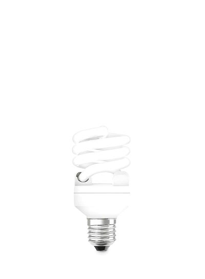 Buy Duluxstar Mini Twist Bulb White/Silver 111x54mm in UAE