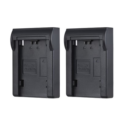 Buy 2 Pieces NP-FZ100 Battery Plate For Neweer Andoer Dual/Four Channel Battery Charger Black in Saudi Arabia