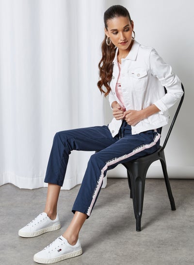 Logo Stripe Relaxed Fit Pants Twilight 