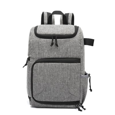 Buy Multi-functional Waterproof Knapsack Large Capacity Portable Travel Camera Bag Grey in UAE