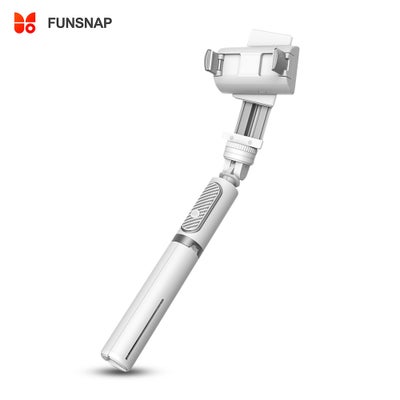 Buy Capture Q Extendable Smartphone Stabilizer Selfie Stick Tripod Stand with Remote Shutter White in Saudi Arabia