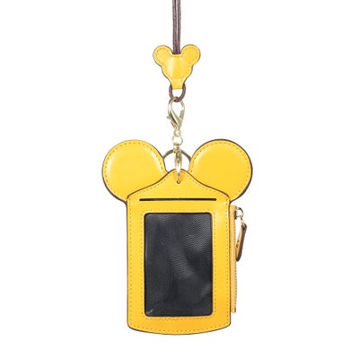 Buy Cartoon Cute Holder Protector ID Credit Card Case Yellow in Saudi Arabia