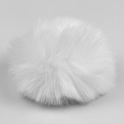 Buy Clip-On Furry Microphone Windshield Mic LU-DD998 White in Saudi Arabia