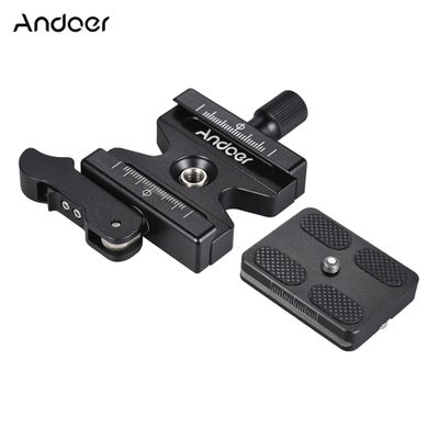 Buy CL-50LS Aluminum Alloy Quick Release Clamp Plate Black in Saudi Arabia