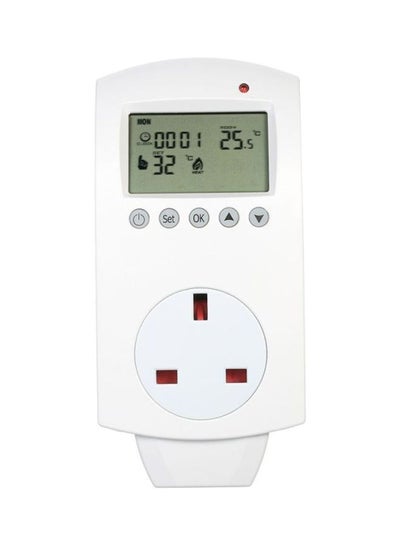 Buy Floor Heating Thermostat 400W H18164UK White in Saudi Arabia