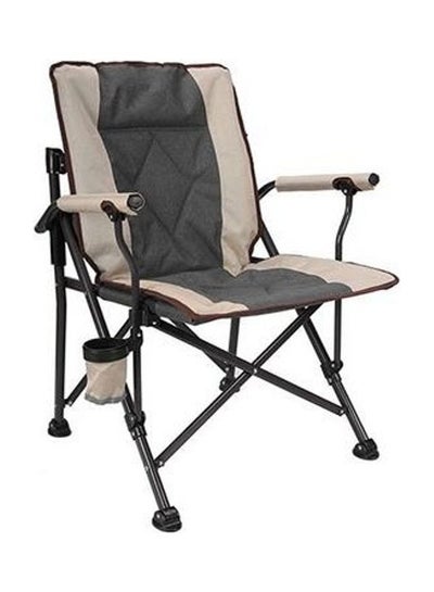 Buy Foldable Beach Chair With Bottle Holder 40x70x10cm in Saudi Arabia