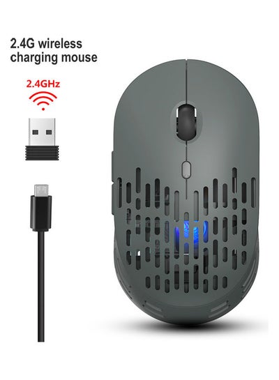 Buy T38 2.4G Wireless Mouse Grey in Saudi Arabia