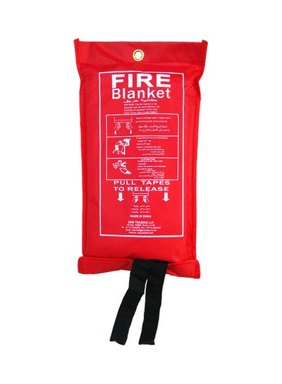 Buy Kitchen Fire Safety Blanket Red/White 1.2x1.2meter in UAE